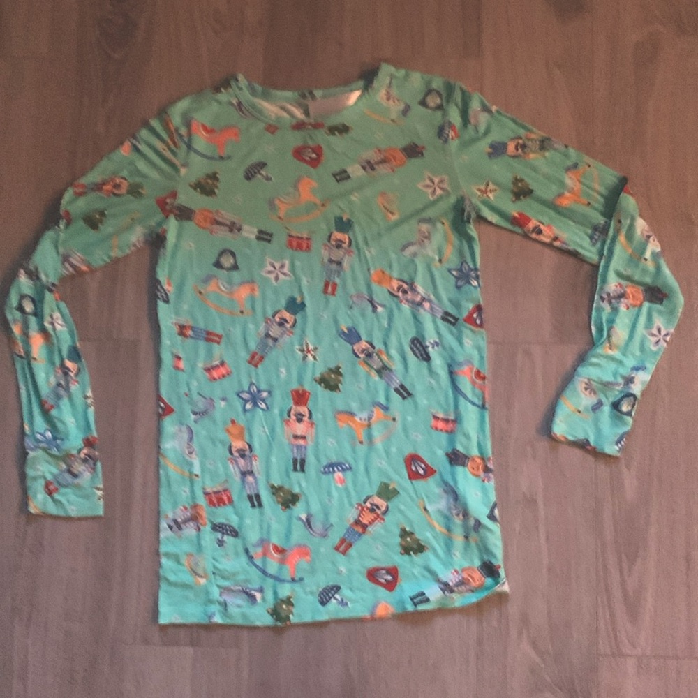 Posh Peanut Christmas Nutcracker Soft PJ Shirt Size 12Y
